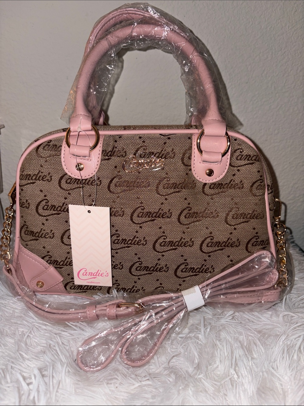 Candie’s Nicole Bowler Bag in Blush